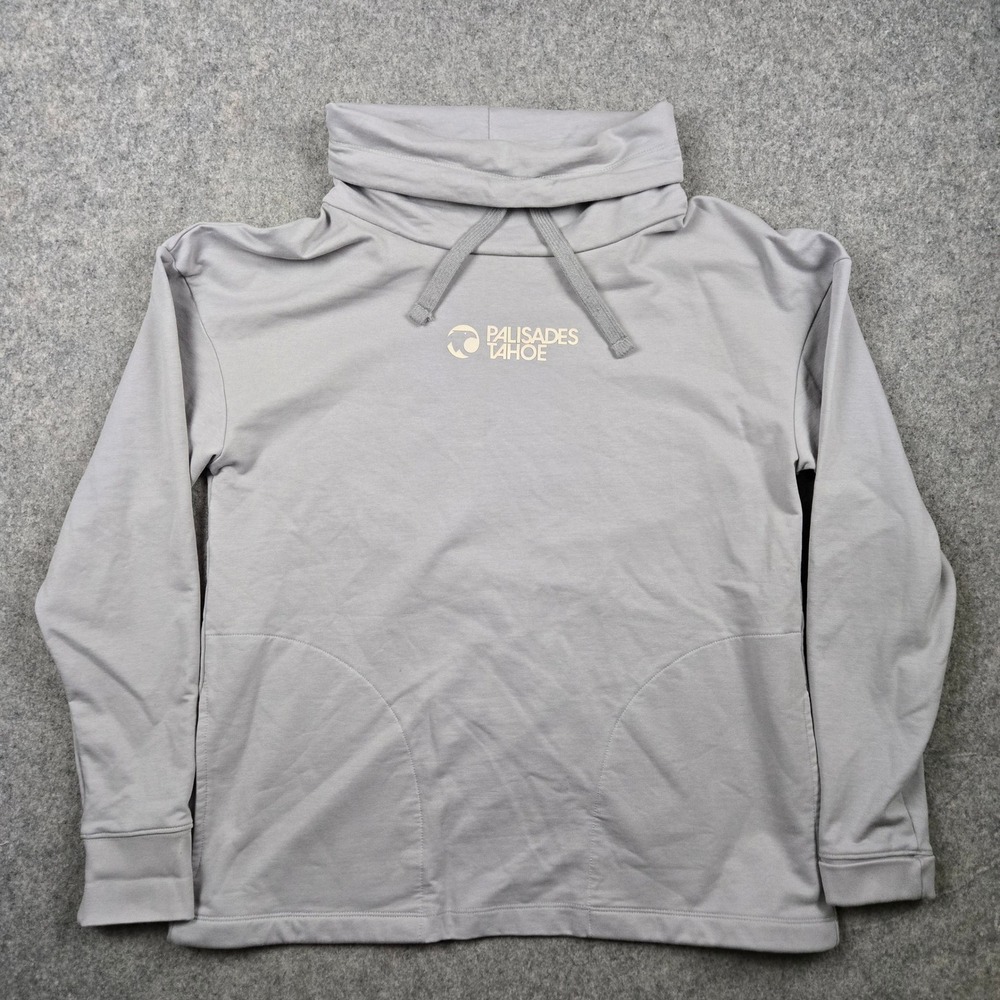 Rove Supply Sweatshirt Mens L Grey Palisades‎ Tahoe Cowl Neck Ski Gorpcore